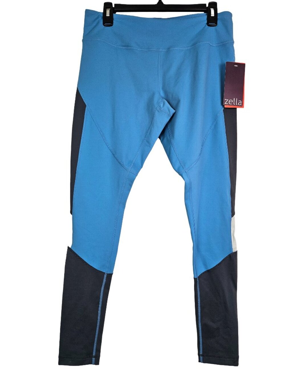 NWT Zella Performance Color Block Mesh Panel Legging L